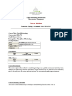 Course Syllabus Global Marketing