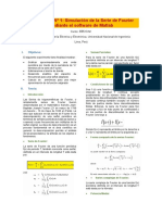 Simulacion de Serie de Fourier en Matlab