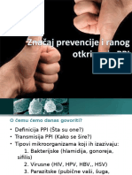 Značaj Prevencije I Ranog Otkrivanja PPI