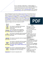 Grammar Syntactic Morphological Open Word Classes Closed Word Classes