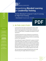 Streamlining Blended Learning For Leadership Training: in This Case Study