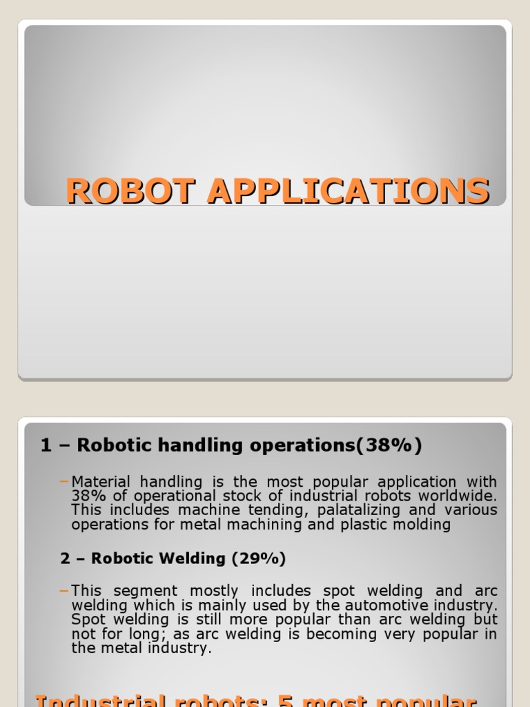 2robot Applications Main8 | PDF | Welding | Construction