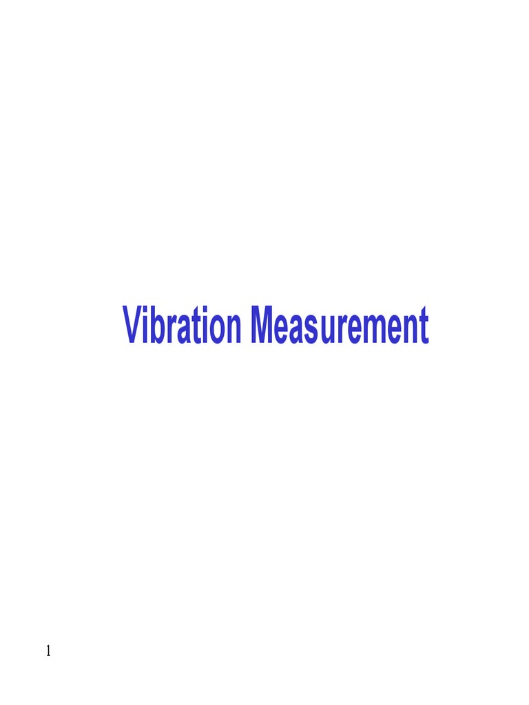 Vibration Measurement PDF | PDF | Discrete Fourier Transform | Signal ...