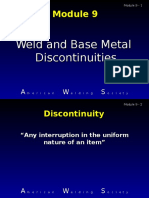 Weld and Base Metal Discontinuities