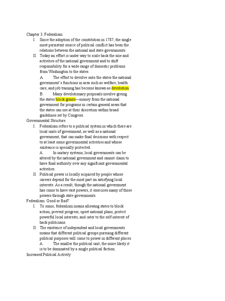 Federalism essay paper from teachers picture