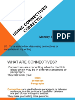 Using Connectives Correctly