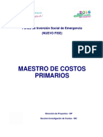 Gua de costos No. 11 - Catlogo de Costos unitarios Primarios.pdf