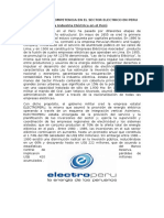 Analisis de Competencia en El Sector Electrico en Peru