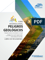 Libro de Resúmenes - Foro Internacional de Peligros Geológicos INGEMMET - OVI