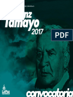 Convocatoria Franz Tamayo 2017