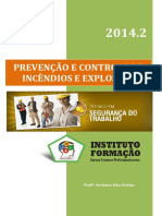 Prevenção e Controle de Incêndio e Explosões 2014.2
