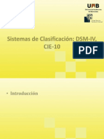Clasificacion Cie Dsm IV