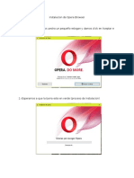 Instalacion de Opera Browser