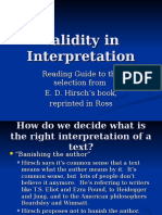 Validity in Interpretation