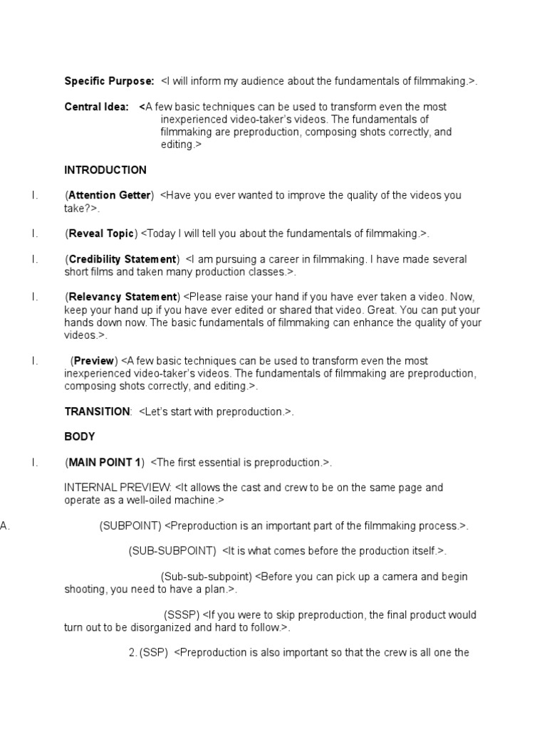 Free informative speech picture