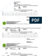 Daftar hadir praktikum kimia Unpar