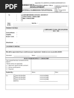 Material Submission Approval Form | PDF | Technology & Engineering