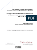 A Relacao Entre Direito e Moral em Haber PDF