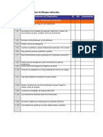 Check List Identificación de Riesgos Laborales