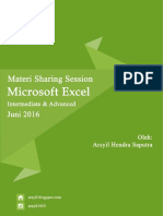 Materi Sharing Session Ms Excel - Arsyil Hendra Saputra