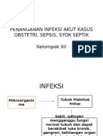 Penanganan Infeksi Akut Kasus Obstetri, Sepsis