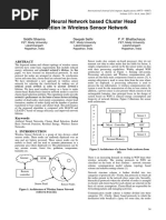 Artificial Neural Network Based Cluster Head Selection in Wireless Sensor Network