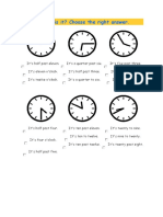 Time Telling Practice Worksheet