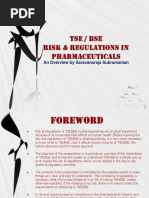 TSE & BSE Risk Regulations | PDF | Diseases And Disorders | Medical ...