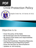 Deped Order No. 40 Series of 2012