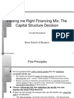 sch1620 - The Capital Structure Decision