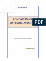 Caderno CCustos - 2008 - 2009