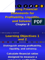 Analyzing Financial Statements For Profitability, Liquidity, and Solvency