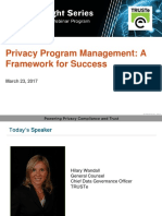 Privacy Program Management: A Framework For Success - TRUSTe