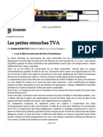 Les Petites Retouches TVA L'Economiste