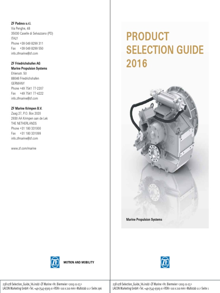 ZF Product Selection Guide 2015 En