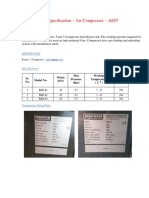 AE07 Compressor Specs