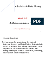 Data Mining Week 1 2