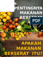 PENTINGNYA Makanan Berserat