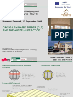 Cross Laminated Timber (CLT) and The Austrian Practice