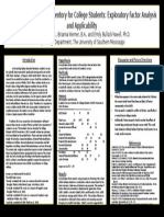 The Academic Success Inventory For College Students: Exploratory Factor Analysis and Applicability