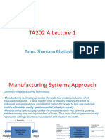 TA202 A Lecture 1: Tutor: Shantanu Bhattacharya