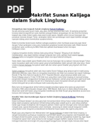 Download Ajaran Makrifat Sunan Kalijaga Dalam Suluk Linglung by Mochammad Ichwanuddin SN344119521 doc pdf