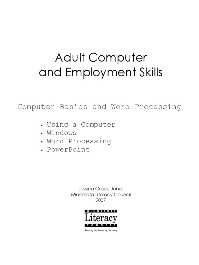 Computer Basics and Word Processing Workbook PDF | PDF