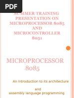 Download 8085 and 8051 presentation by Jitendra Chuugh SN34412425 doc pdf