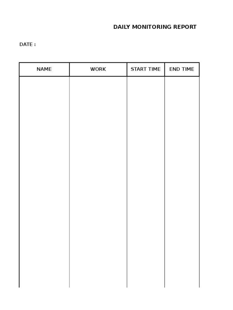 Work Monitor SRT | PDF