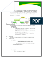 Intervention On Mixture and Substances First Quarter