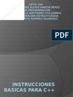 INSTRUCCIONES BASICAS PARA C++