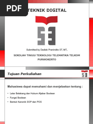 Contoh Soal Aljabar Boolean Sop Dan Pos