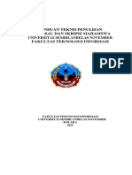 Pedoman Penulisan - Fti Usn