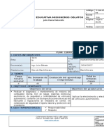 Plan Curricular Anual Electrotecnia